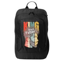 King African American Black Father City Backpack