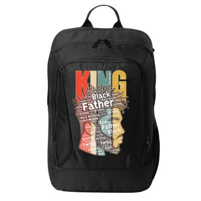 King African American Black Father City Backpack