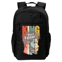 King African American Black Father Daily Commute Backpack