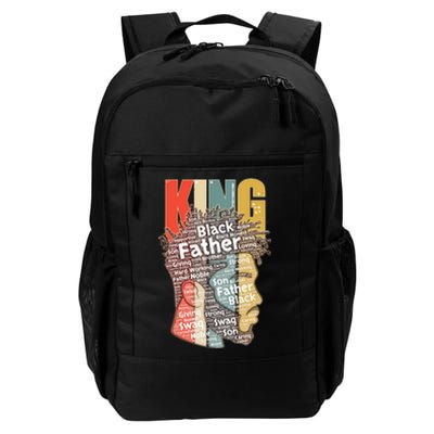 King African American Black Father Daily Commute Backpack