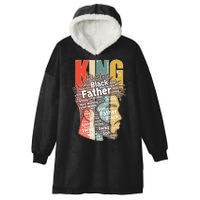 King African American Black Father Hooded Wearable Blanket