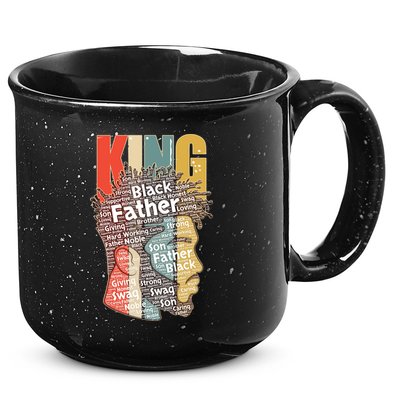 King African American Black Father 15oz Campfire Ceramic Mug