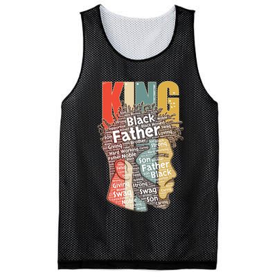 King African American Black Father Mesh Reversible Basketball Jersey Tank