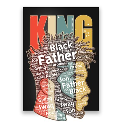 King African American Black Father Poster