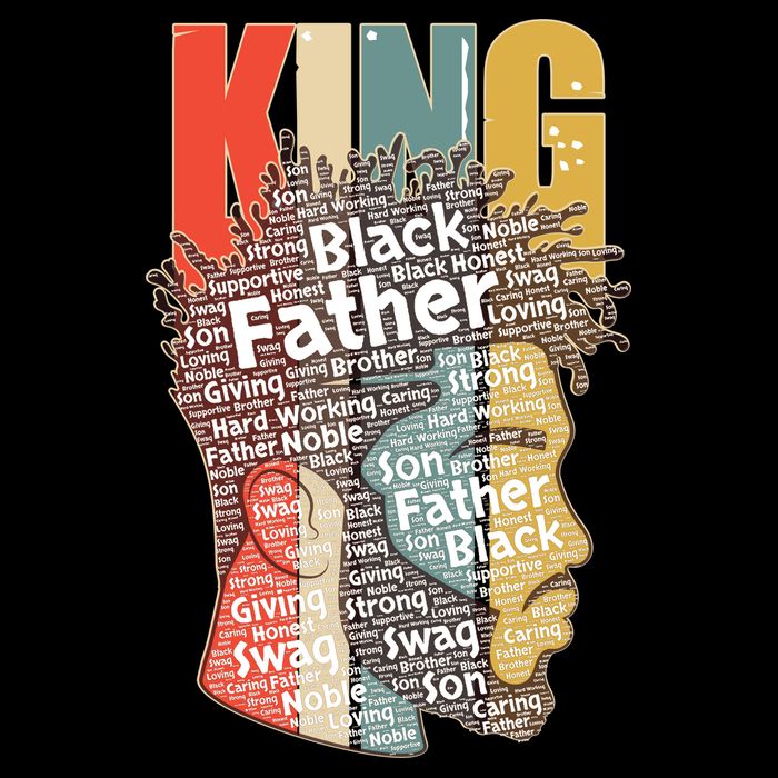 King African American Black Father Poster