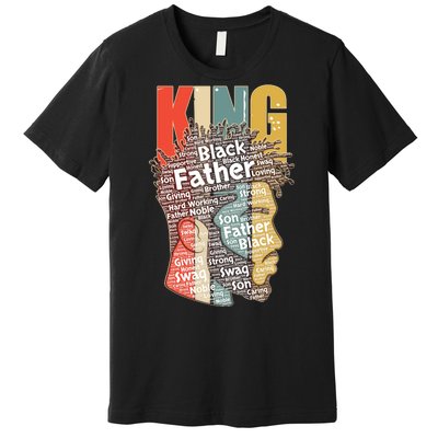 King African American Black Father Premium T-Shirt