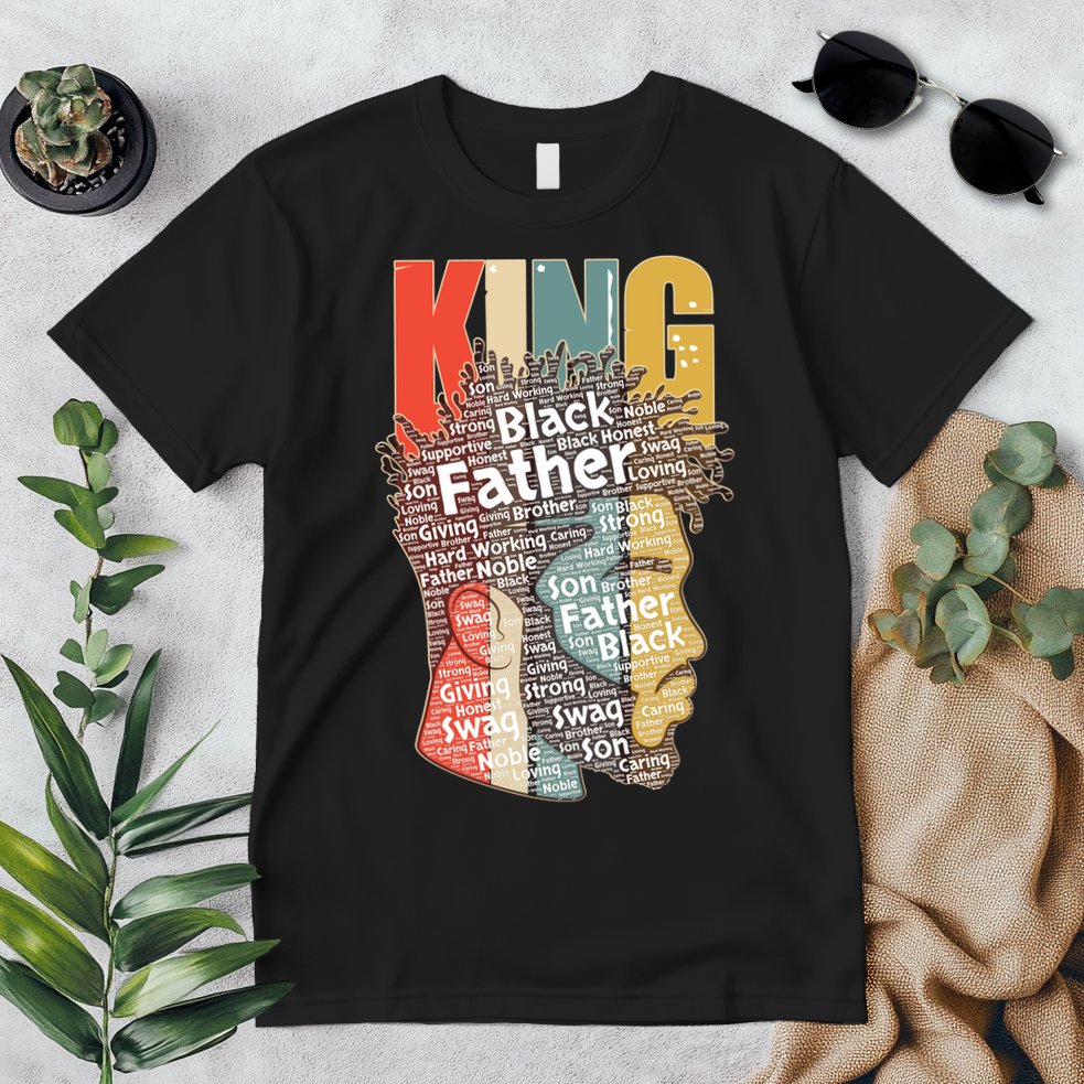 King African American Black Father Premium T-Shirt