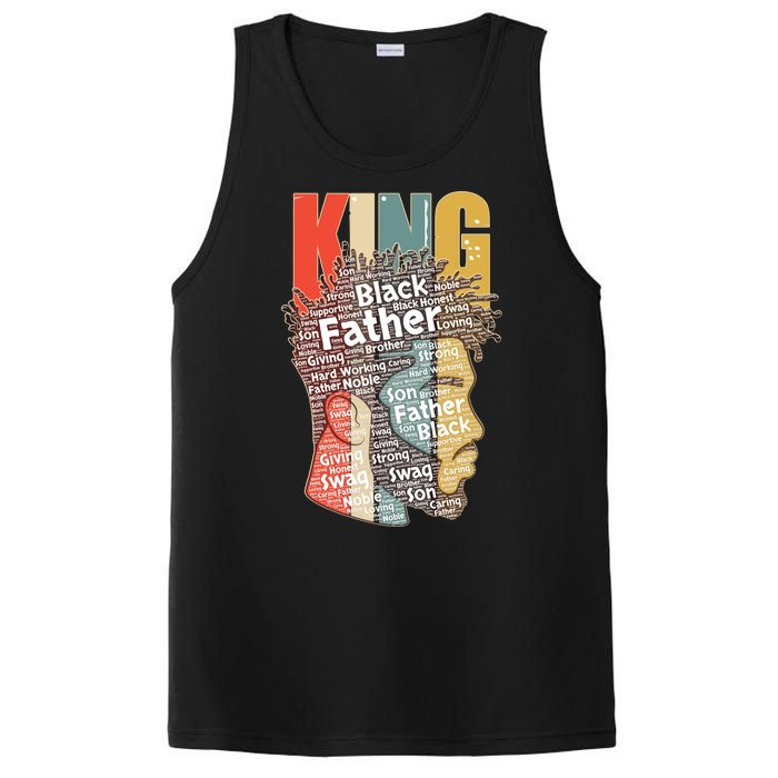 King African American Black Father PosiCharge Competitor Tank