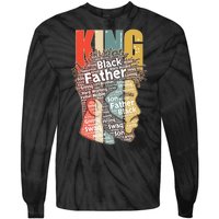 King African American Black Father Tie-Dye Long Sleeve Shirt