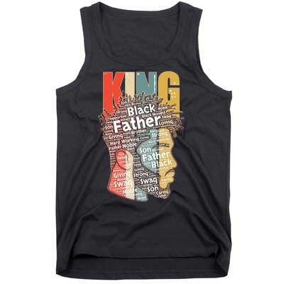 King African American Black Father Tank Top