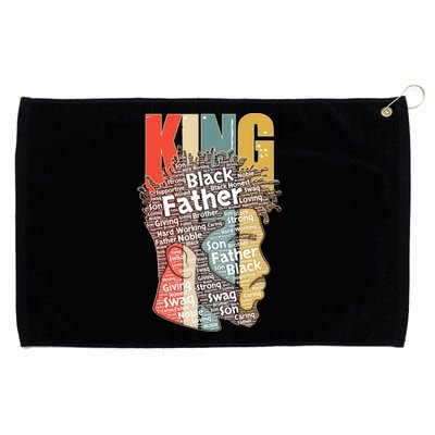 King African American Black Father Grommeted Golf Towel