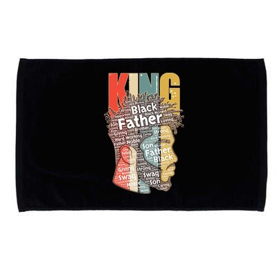 King African American Black Father Microfiber Hand Towel