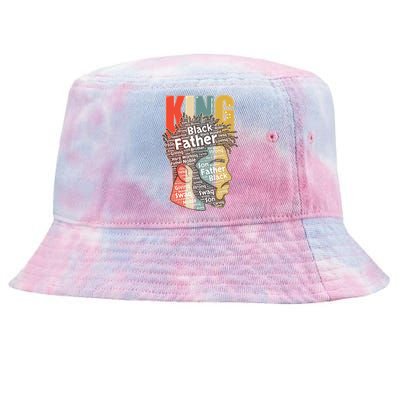 King African American Black Father Tie-Dyed Bucket Hat