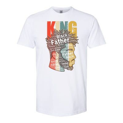 King African American Black Father Softstyle CVC T-Shirt