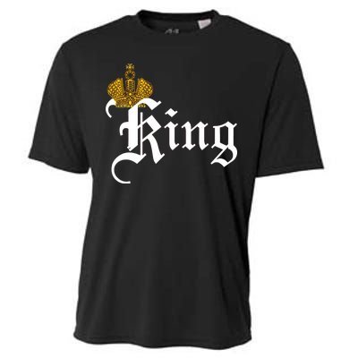 King Crown Old English Logo Cooling Performance Crew T-Shirt