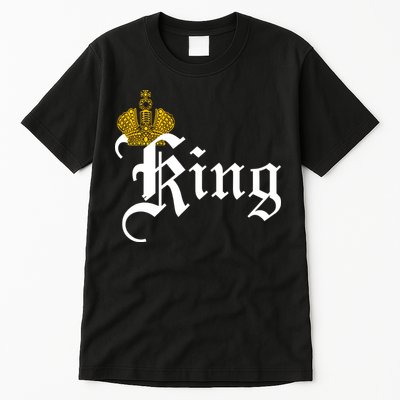 King Crown Old English Logo Tall T-Shirt