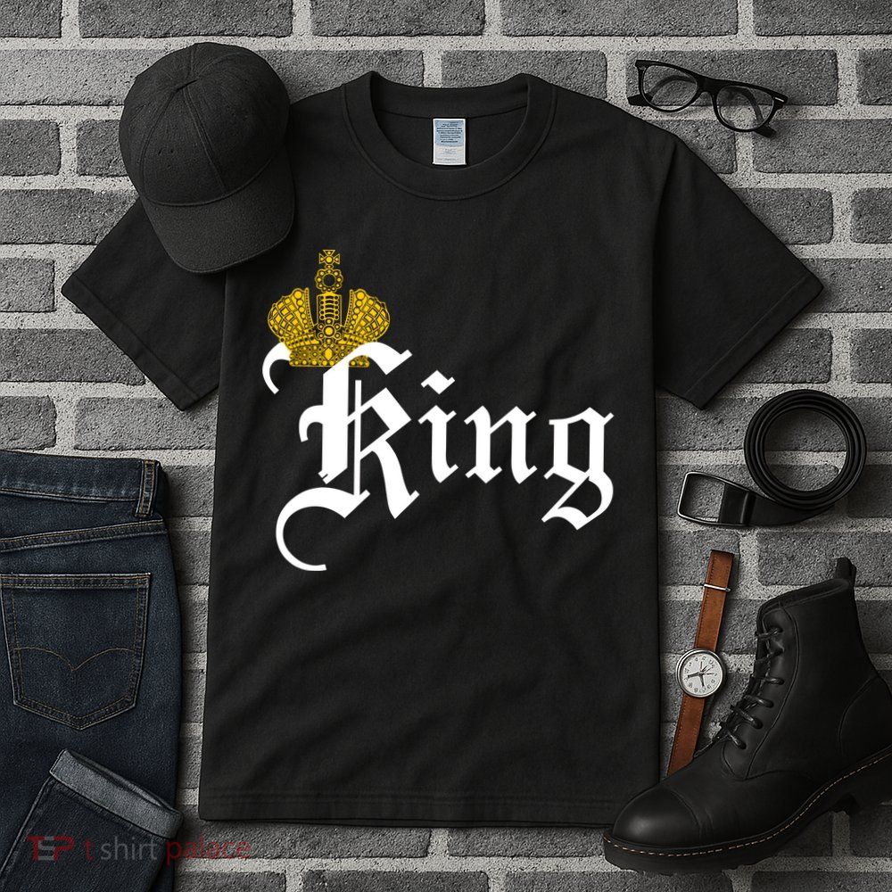 King Crown Old English Logo Tall T-Shirt
