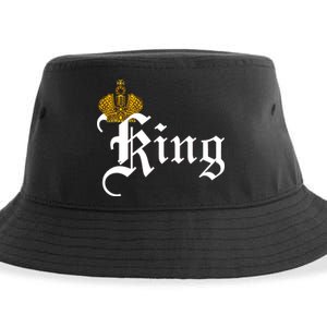 King Crown Old English Logo Sustainable Bucket Hat