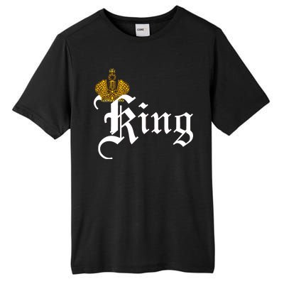 King Crown Old English Logo Tall Fusion ChromaSoft Performance T-Shirt