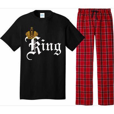 King Crown Old English Logo Pajama Set