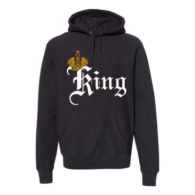 King Crown Old English Logo Premium Hoodie