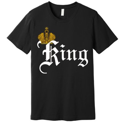 King Crown Old English Logo Premium T-Shirt