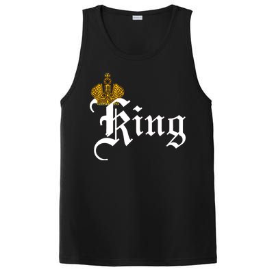 King Crown Old English Logo PosiCharge Competitor Tank