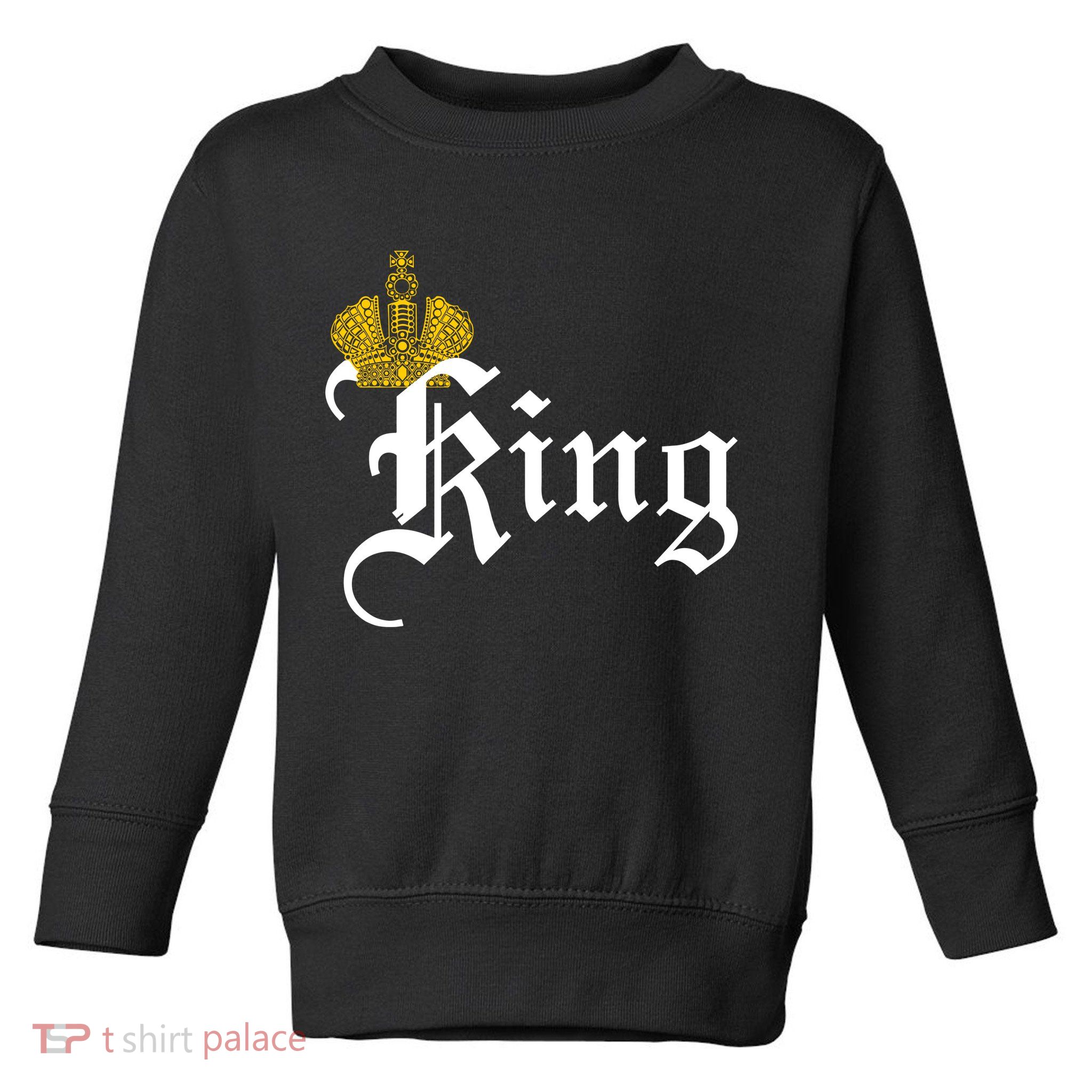 King Crown Old English Logo Toddler Sweatshirt