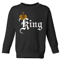 King Crown Old English Logo Toddler Sweatshirt