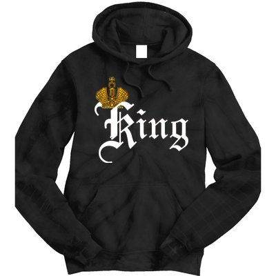 King Crown Old English Logo Tie Dye Hoodie