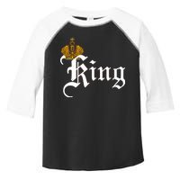 King Crown Old English Logo Toddler Fine Jersey T-Shirt