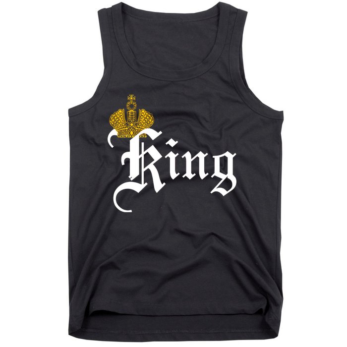 King Crown Old English Logo Tank Top