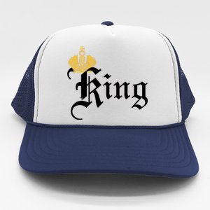 King Crown Old English Logo Trucker Hat