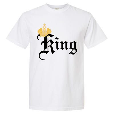 King Crown Old English Logo Garment-Dyed Heavyweight T-Shirt