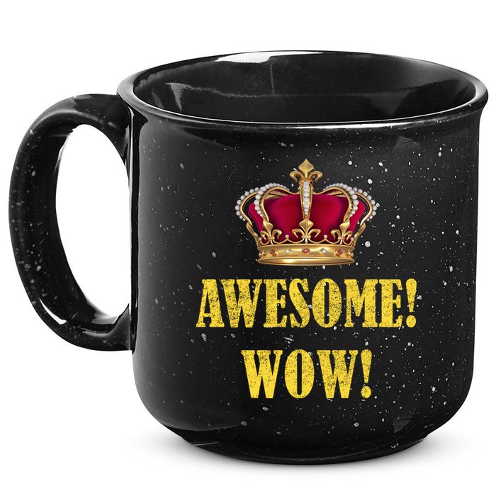 King George Awesome Wow Found Father Hamilton 15oz Campfire Ceramic Mug