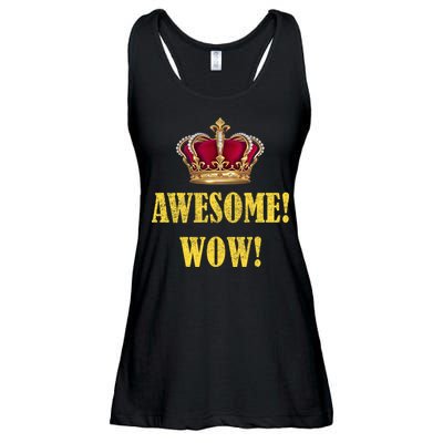 King George Awesome Wow Found Father Hamilton Ladies Essential Flowy Tank