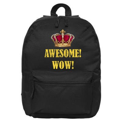 King George Awesome Wow Found Father Hamilton 16 in Basic Backpack