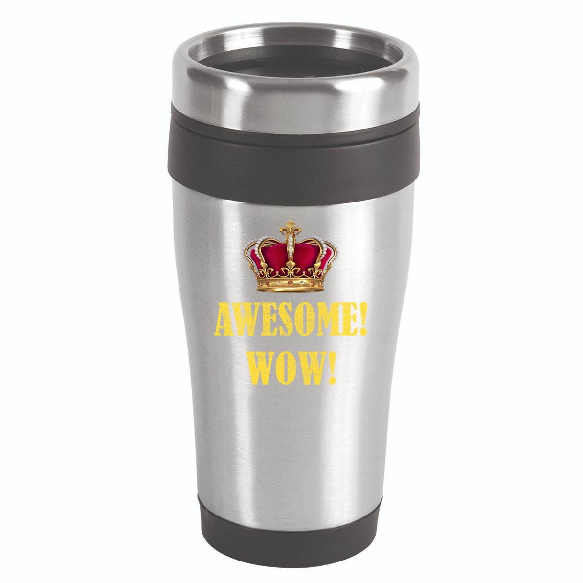 King George Awesome Wow Found Father Hamilton 16oz Travel Tumbler
