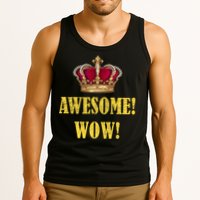 King George Awesome Wow Found Father Hamilton Tank Top