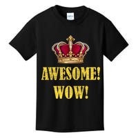 King George Awesome Wow Found Father Hamilton Kids T-Shirt