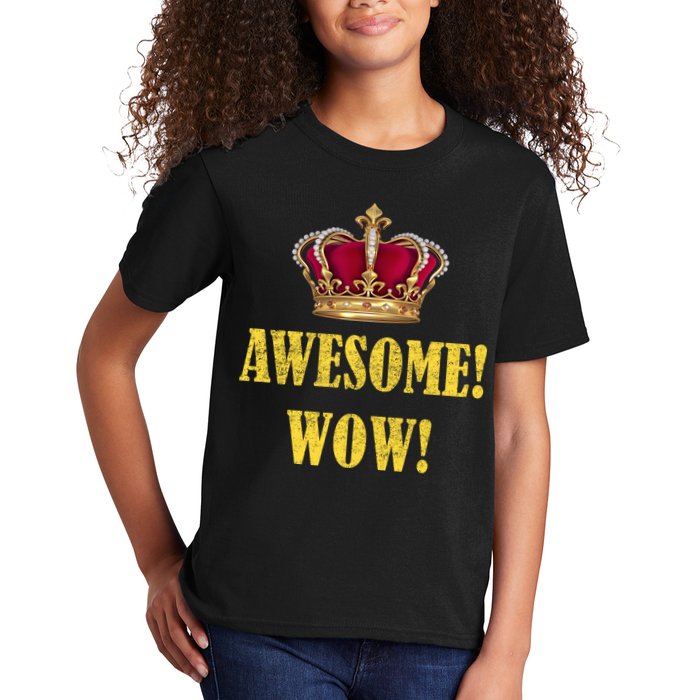 King George Awesome Wow Found Father Hamilton Kids T-Shirt