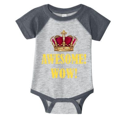 King George Awesome Wow Found Father Hamilton Infant Baby Jersey Bodysuit