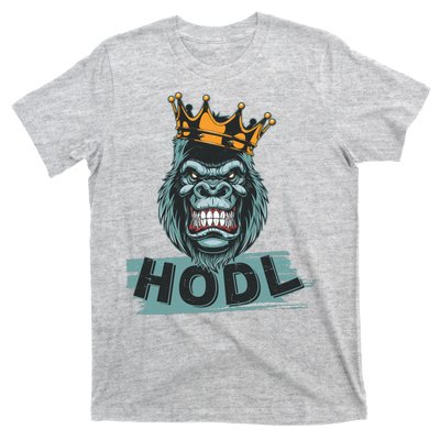 King Gorilla Apes HODL Wall Street Stock Market T-Shirt