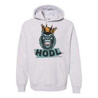 King Gorilla Apes HODL Wall Street Stock Market Premium Hoodie