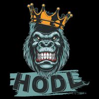 King Gorilla Apes HODL Wall Street Stock Market Toddler Hoodie