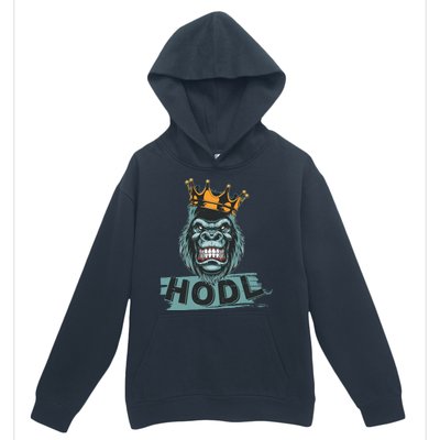 King Gorilla Apes HODL Wall Street Stock Market Urban Pullover Hoodie