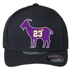 King LA Bron The Goat 23 Basketball Flexfit Unipanel Trucker Cap