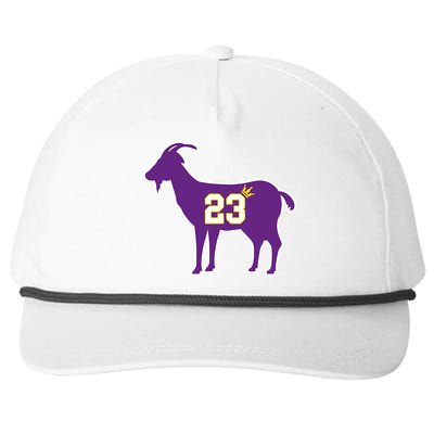 King LA Bron The Goat 23 Basketball Snapback Five-Panel Rope Hat