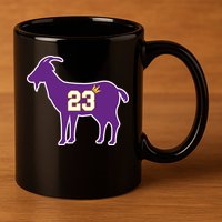 King LA Bron The Goat 23 Basketball 11oz C Handle Ceramic Mug