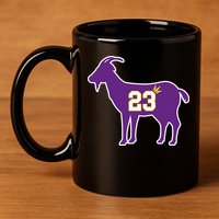 King LA Bron The Goat 23 Basketball 11oz C Handle Ceramic Mug